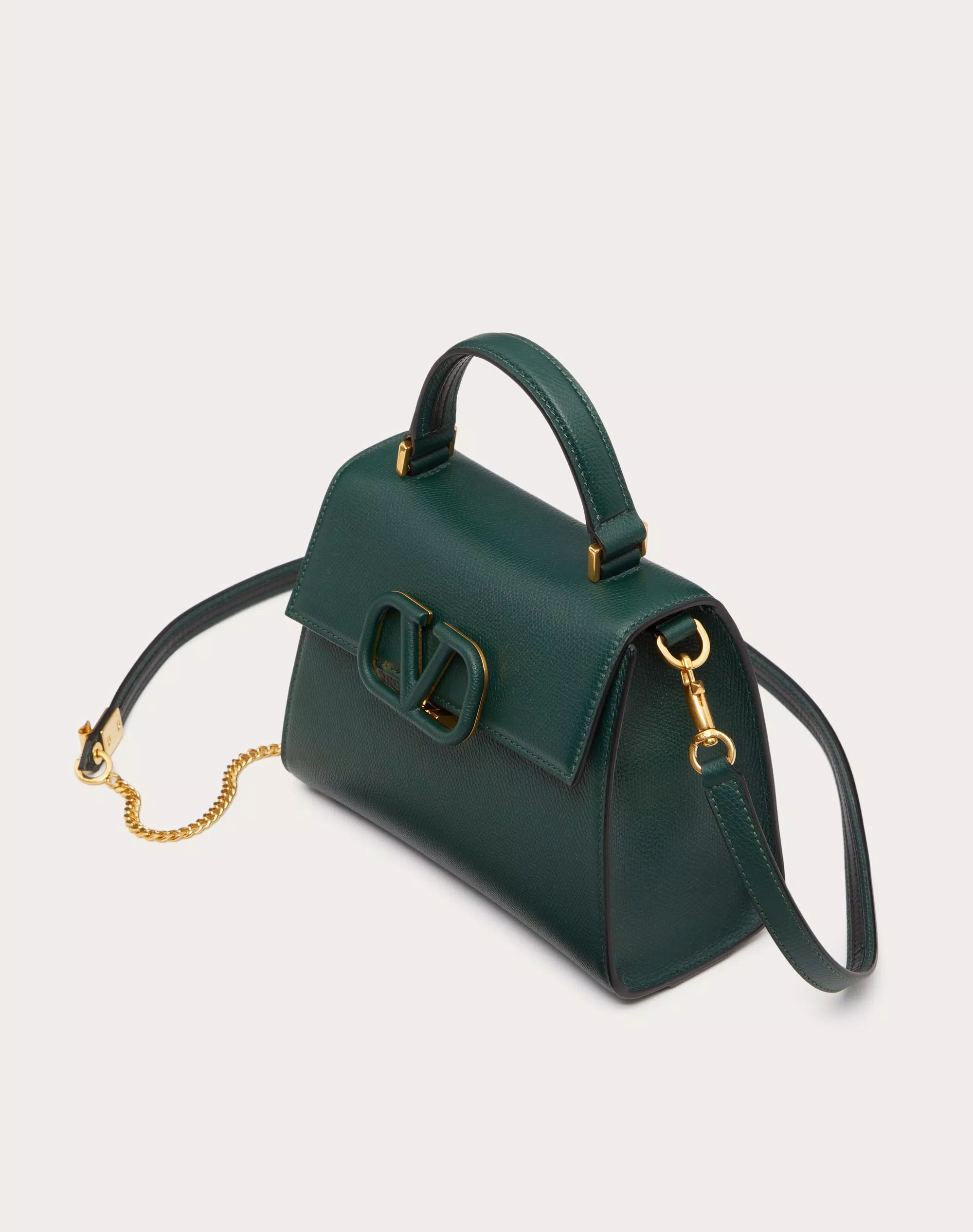 SMALL VSLING GRAINY CALFSKIN HANDBAG